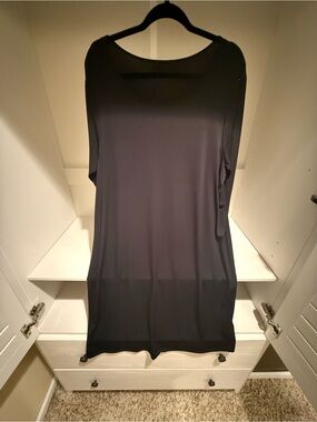 Chico's Black Dress Butterfly Wing Sleeve